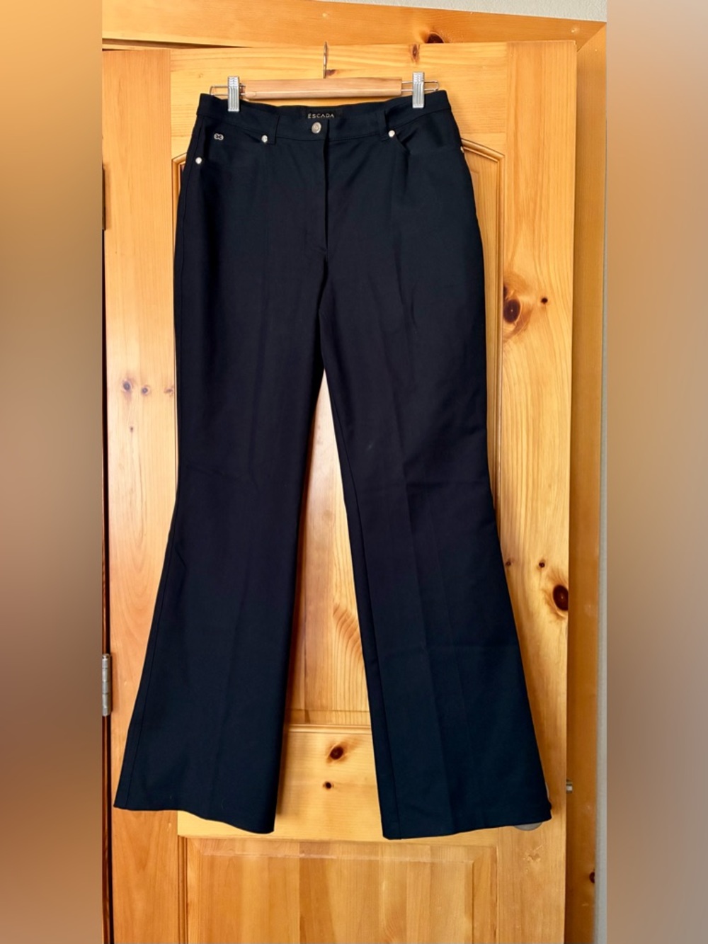 Escada Black High-Waist Trousers